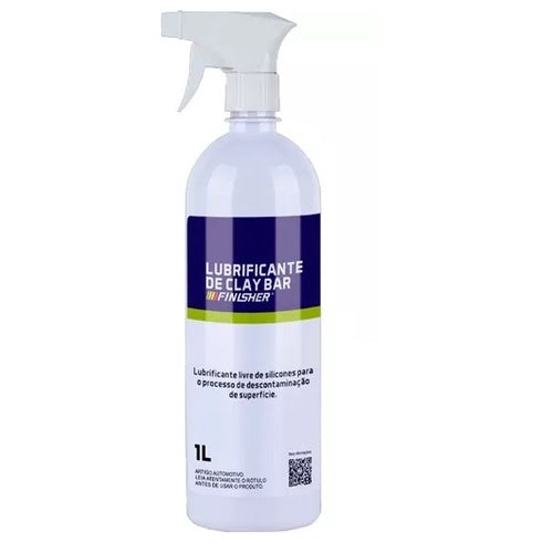 Lubrificante Clay Bar 1 Litro Finisher Remove Mascaramento