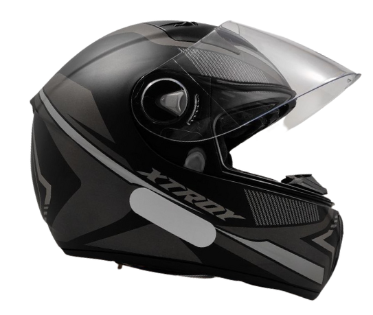 Capacete Moto Ebf Xtroy Com Óculos Interno Fumê + Narigueira