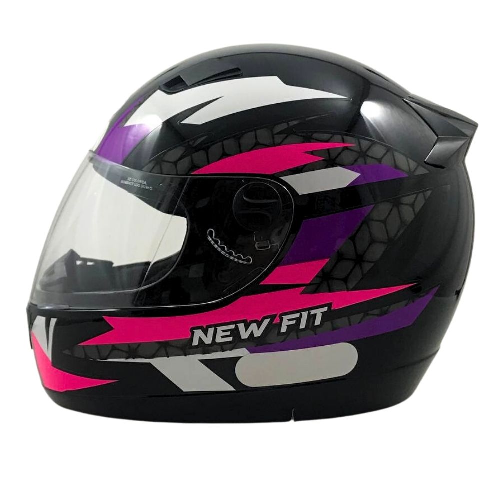 Capacete Moto Ebf New Fit Control Fechado Com Narigueira