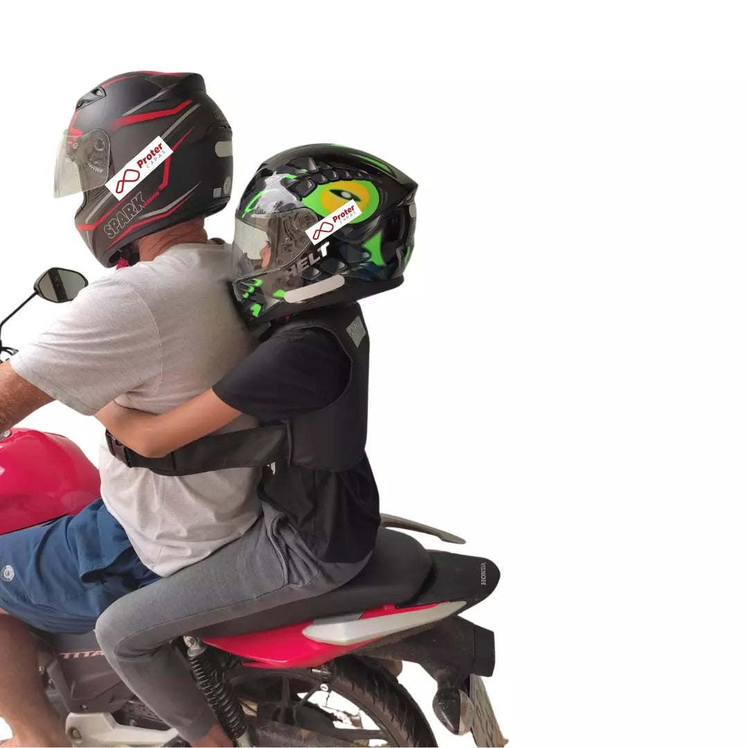 Colete Cinto Segurança Infantil Garupa Moto Kids Unissex