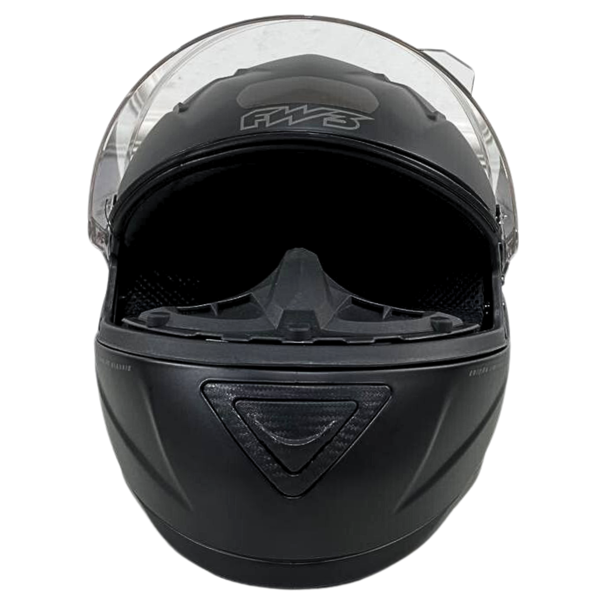 Kit Capacete Moto Fw3 Gt2 Com Narigueira + Viseira Fumê
