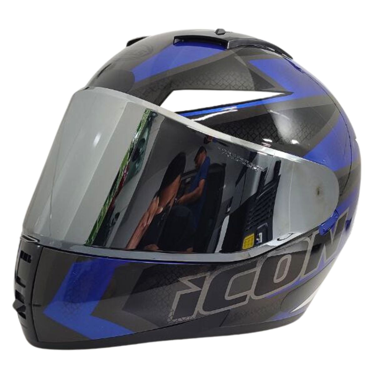 Kit Capacete Fechado Moto Peels Icon Fast + Vis Metalizada