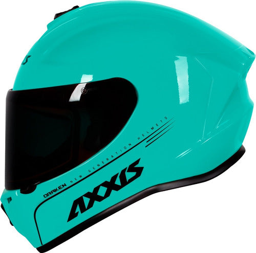 Capacete Axxis Draken Monocolor Preto Fosco Lançamento + Nf