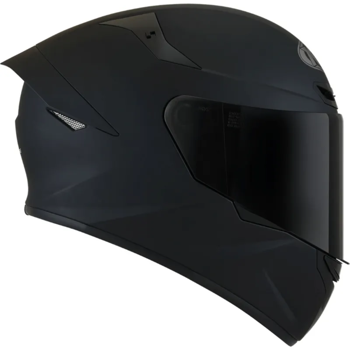 Capacete Fechado Esportivo KYT TT COURSE Plain Preto Fosco