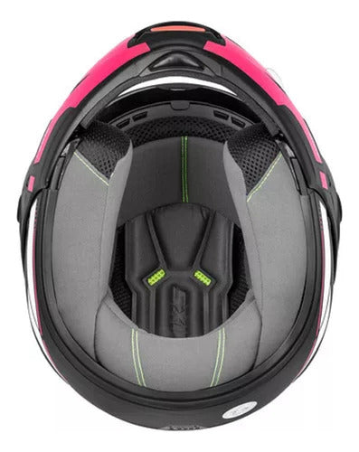 Capacete Escamoteável Mixs Captiva Street Rider Com Óculos