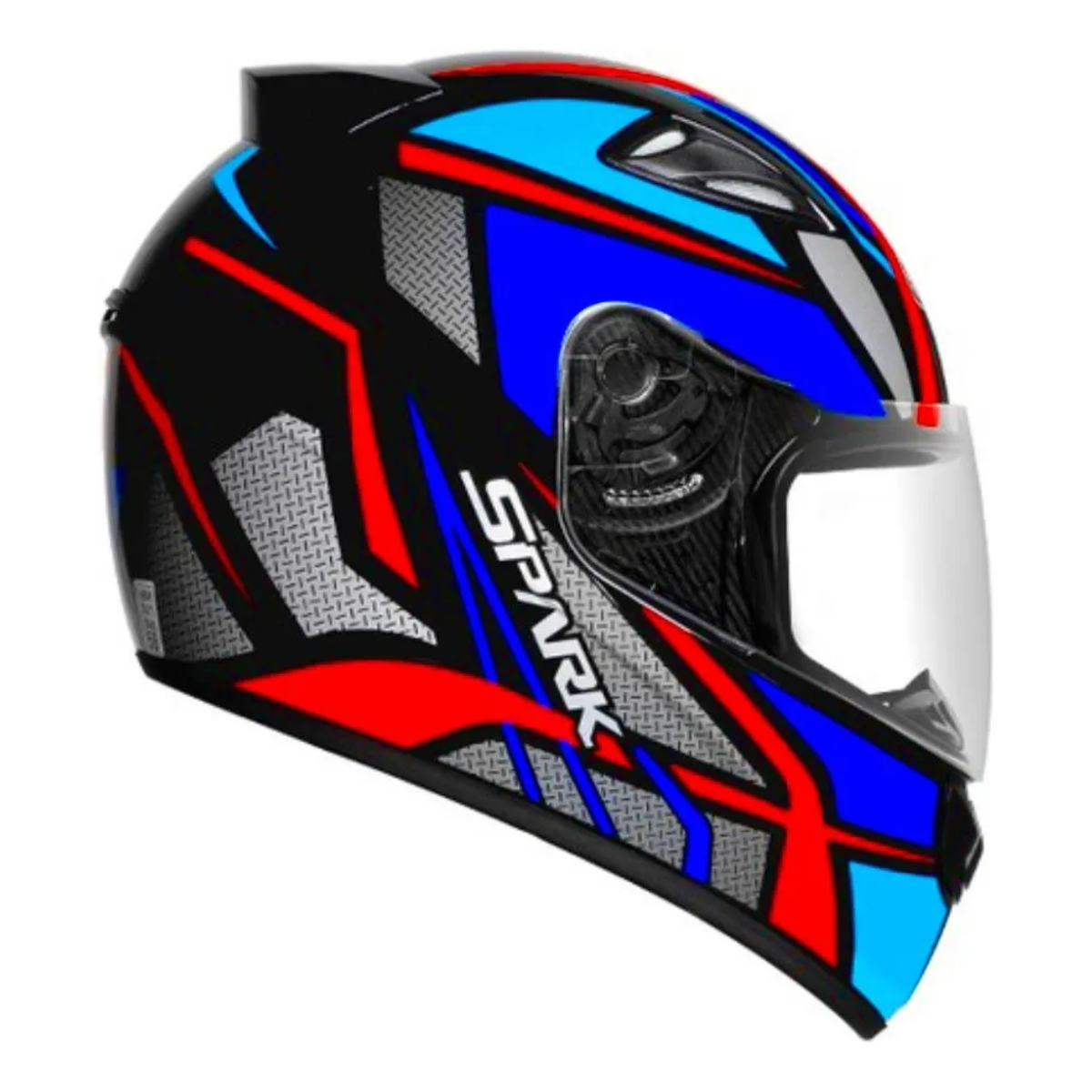 Capacete Fechado New Spark Esportivo Spider C/ Narigueira