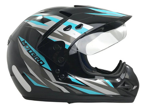 Capacete Ebf Motard New Street Moto Cross Fechado