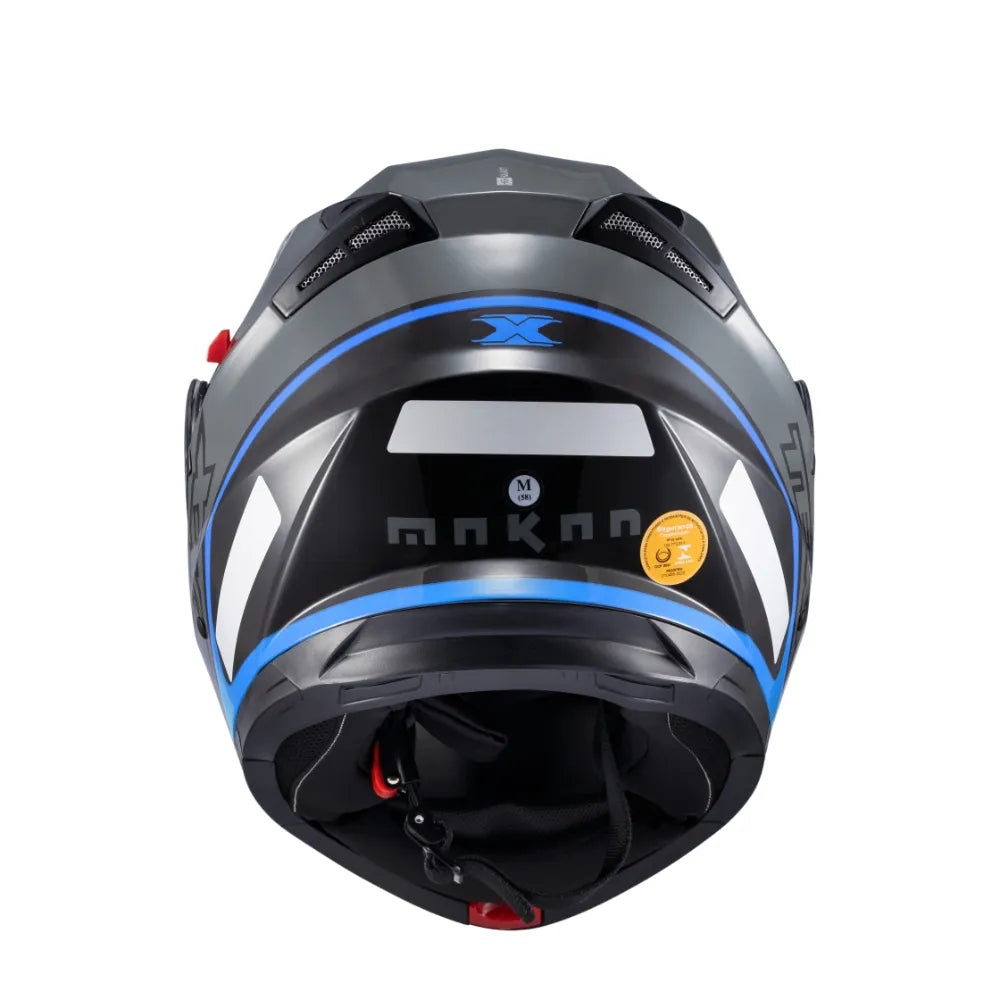 Capacete Escamoteavel Texx Gladiator V3 Makan C/ Óculos Fumê