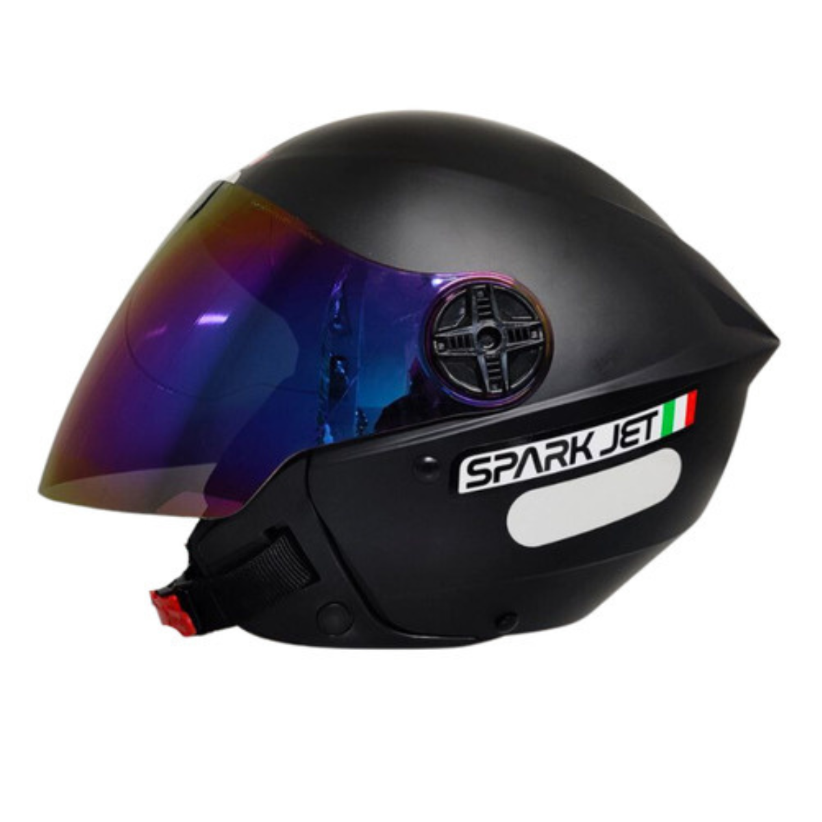KIT Capacete Moto Ebf Spark Jet Aberto + Viseira Camaleão