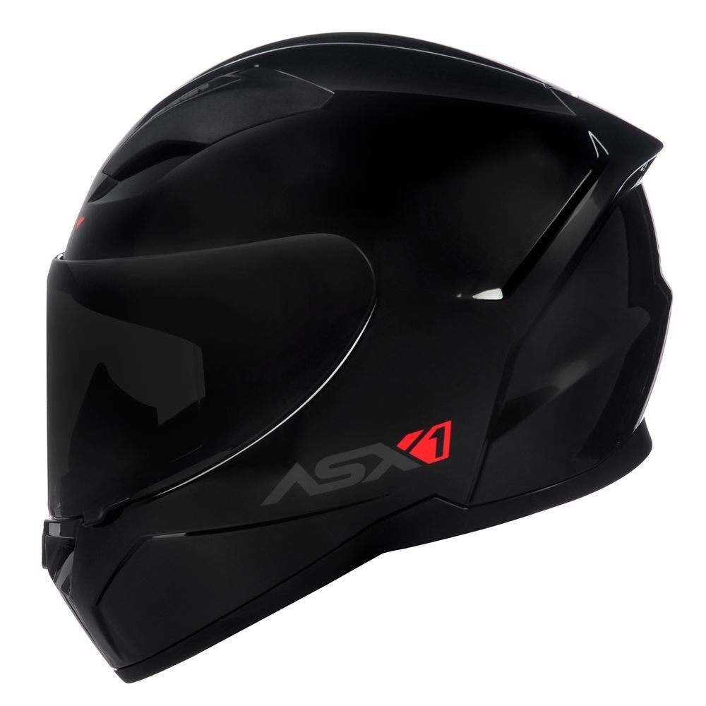 Capacete Moto Fechado ASX City Solid + Viseira Fumê