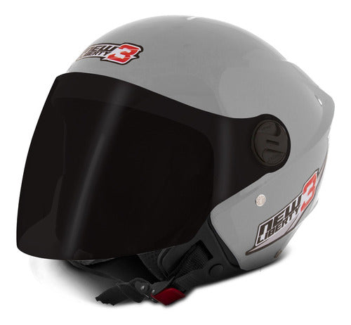 Capacete Aberto Pro Tork New Liberty 3 Three Viseira Fumê