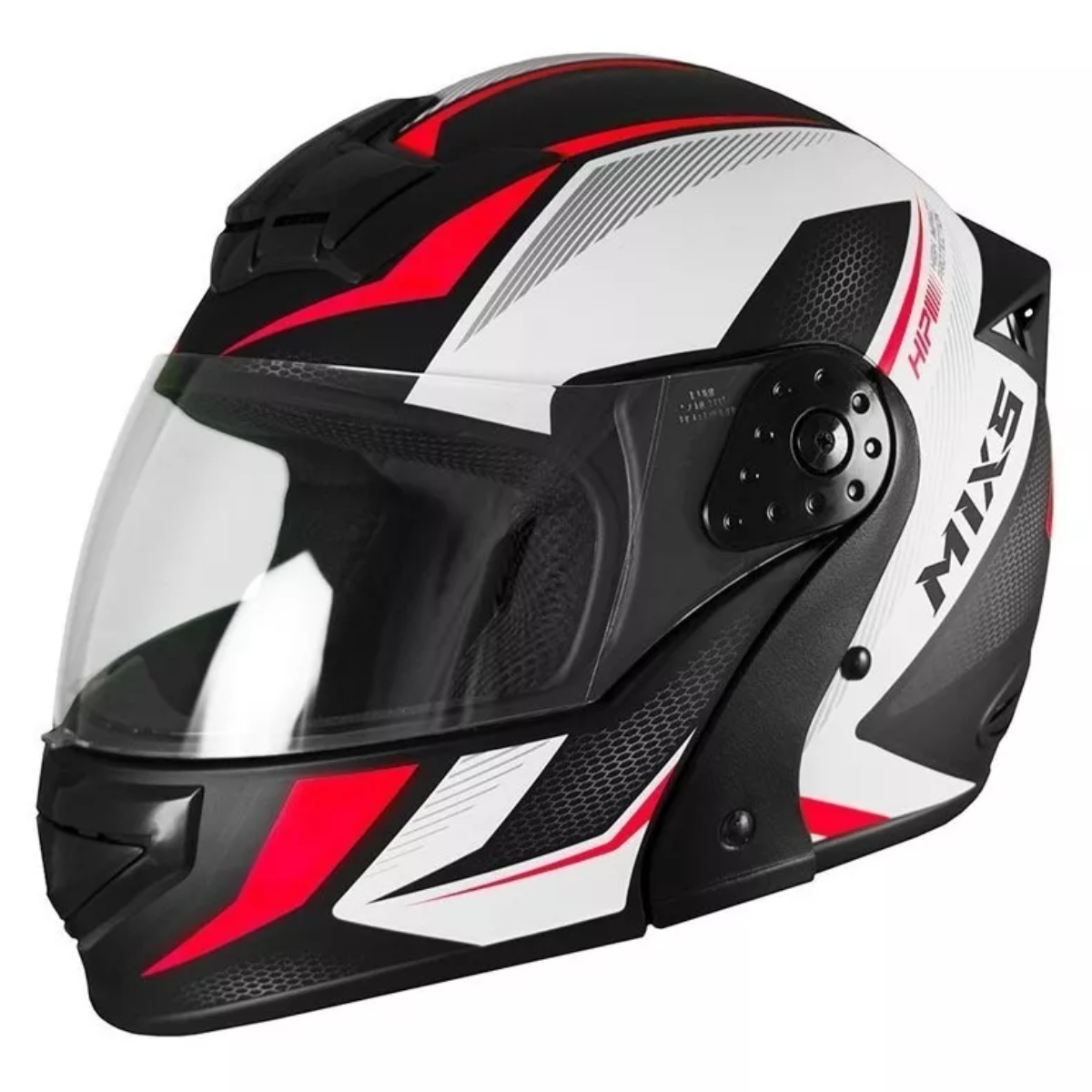 Capacete Para Moto Escamoteável Mixs Gladiator Neo Fosco