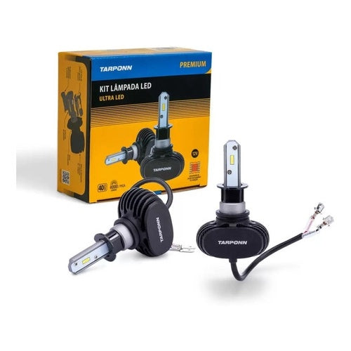 Kit Lampadas Led Ultra H1 H3 H7 H8 H11 H16 Hb3 Hb4 6k 8000lm