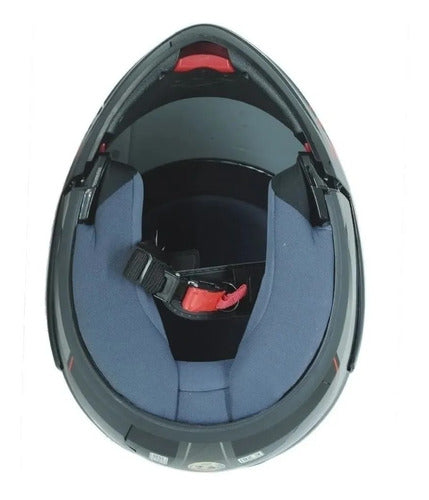 Capacete Articulado Ebf New E8 Robocop Escamoteável + Cores