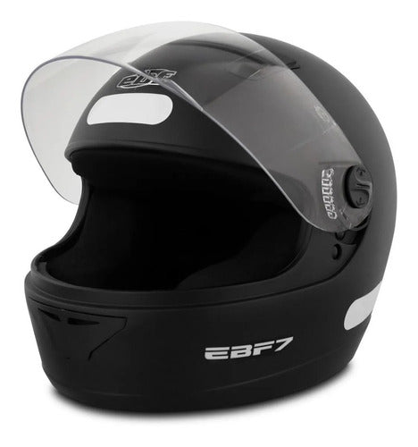 Capacete Moto Ebf 7 Carbon Gt Preto Solid Várias Cores + Nf