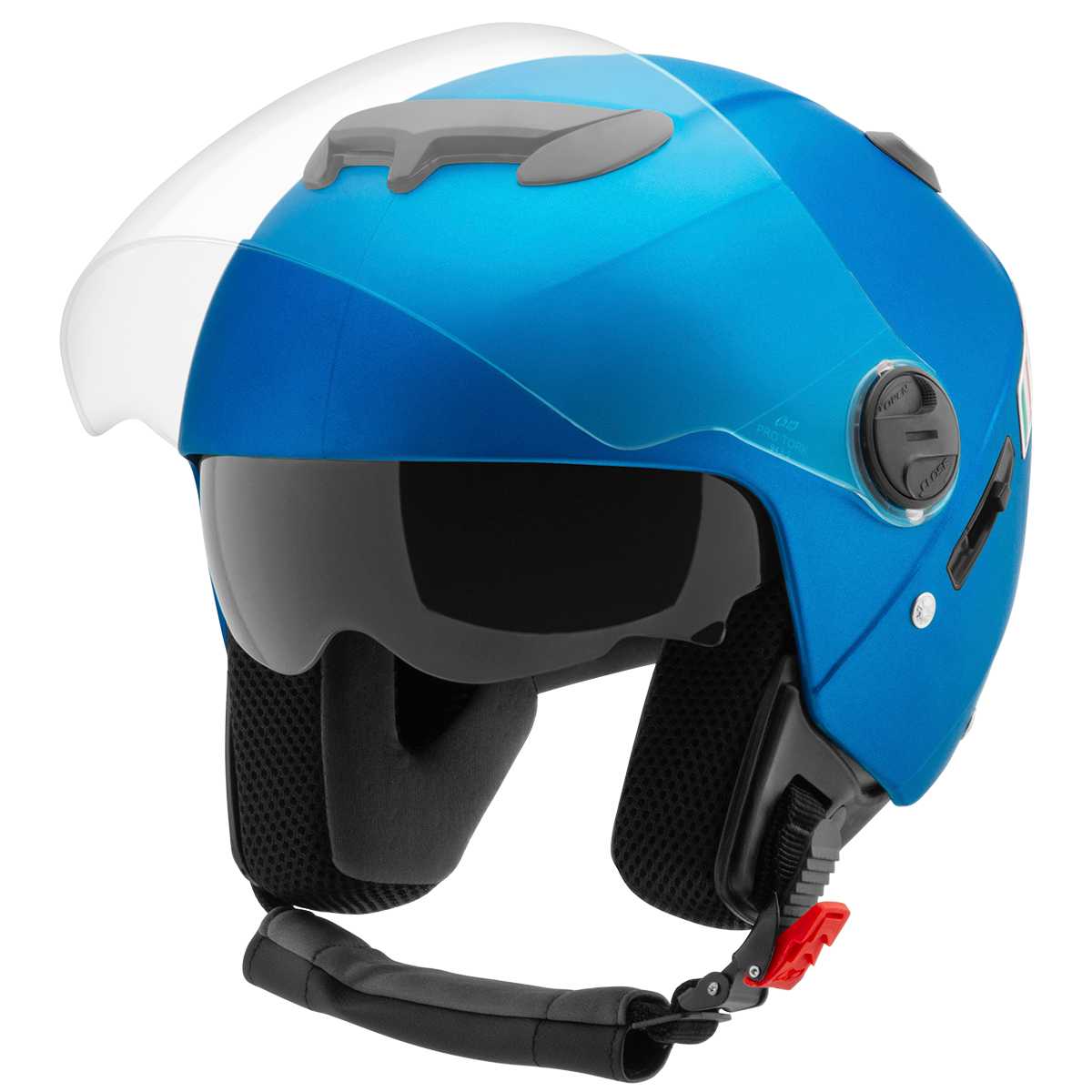 Capacete Aberto Pro Tork New Atomic Elite Viseira Solar Fumê