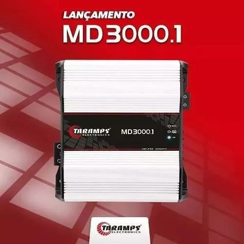 MÓDULO AMPLIFICADOR TARAMPS CLASS D MD 3000.1 3000W 4 OHMS