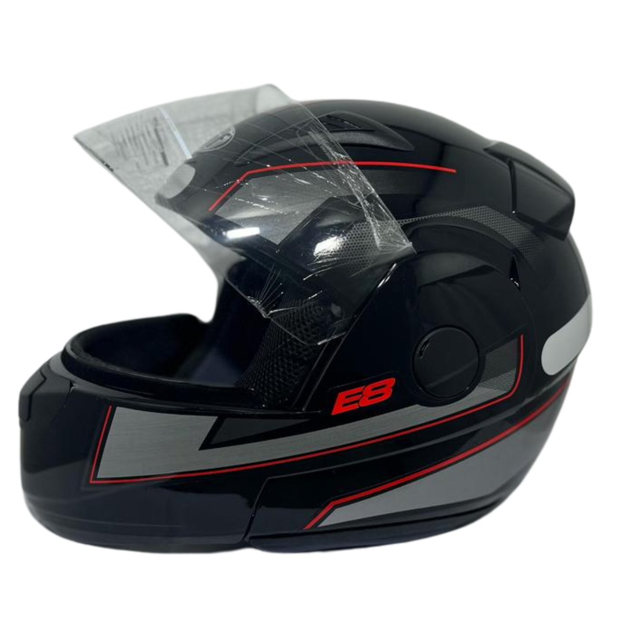 Capacete EBF Moto Articulado E8 Velocity Escamoteavel