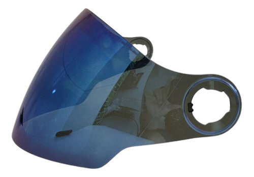 Viseira Polarizada Espelhada Capacete Abreto New 3 Spark Jet