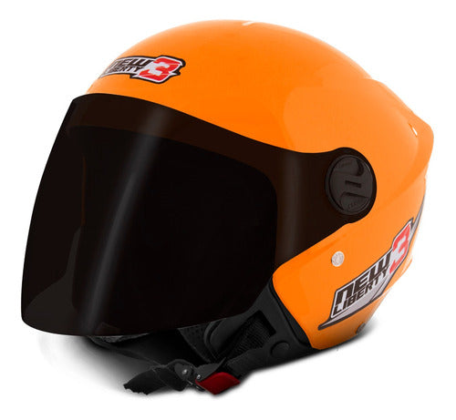 Capacete Aberto Pro Tork New Liberty 3 Three Viseira Fumê