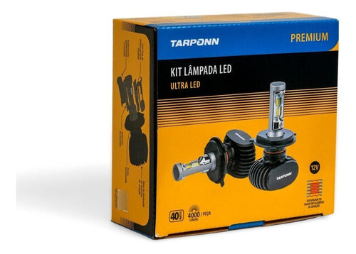 KIT LAMPADA TARPONN ULTRA LED H4 40W E 4000LM CADA 6000K IP 67