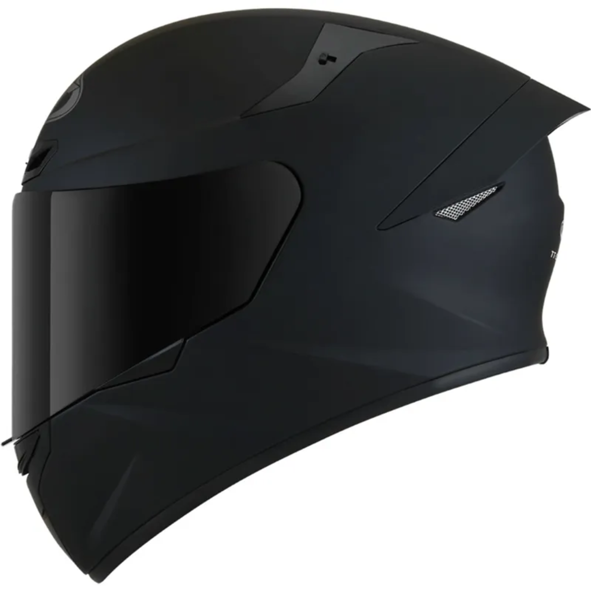 Capacete Fechado Esportivo KYT TT COURSE Plain Preto Fosco