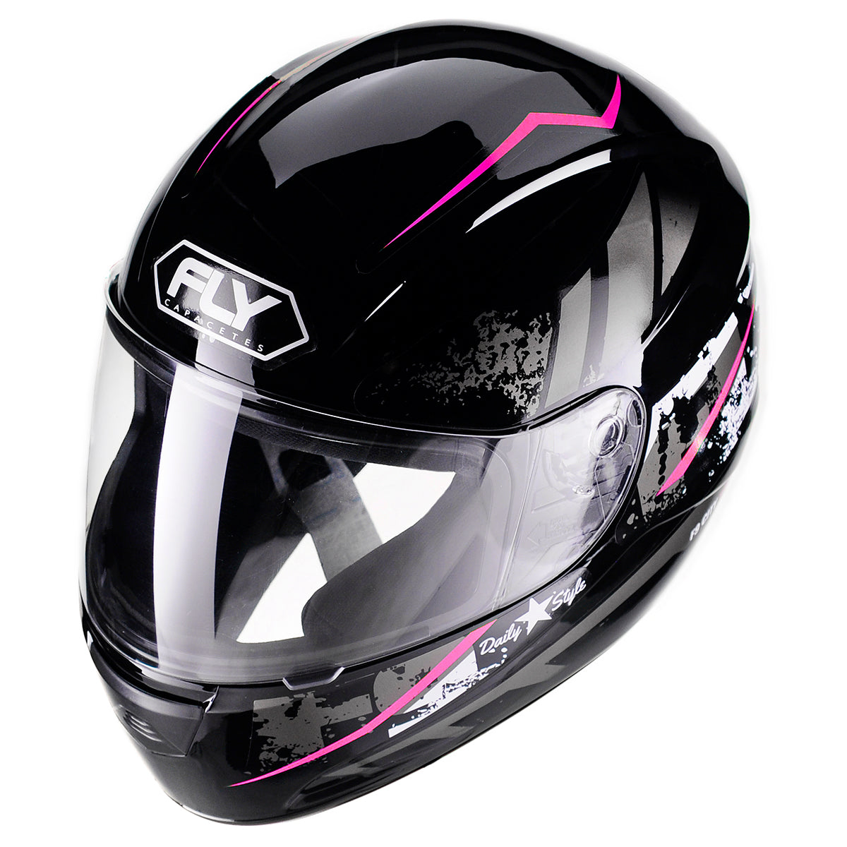 Capacete Moto Fechado Fly F-9 Classic Racing Feminino Masculino