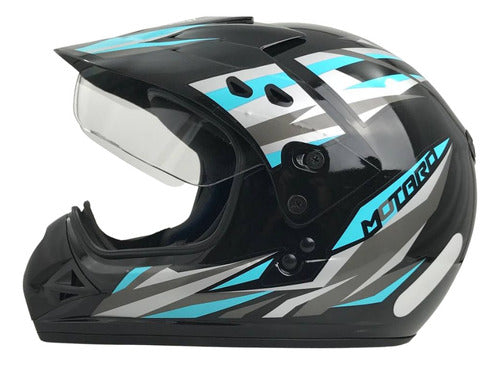 Capacete Ebf Motard New Street Moto Cross Fechado