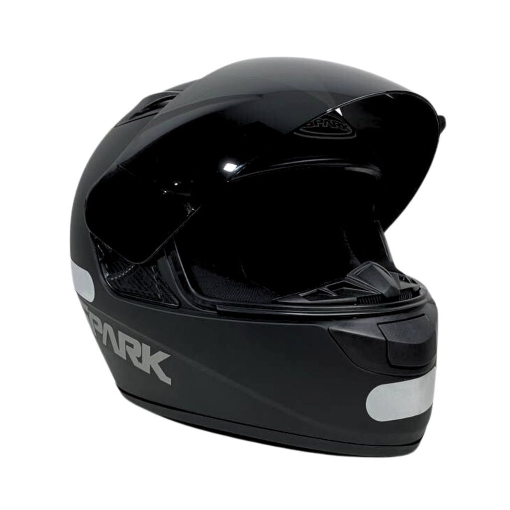 KIT Capacete Fechado Ebf New Spark Solid + Vis FumÊ