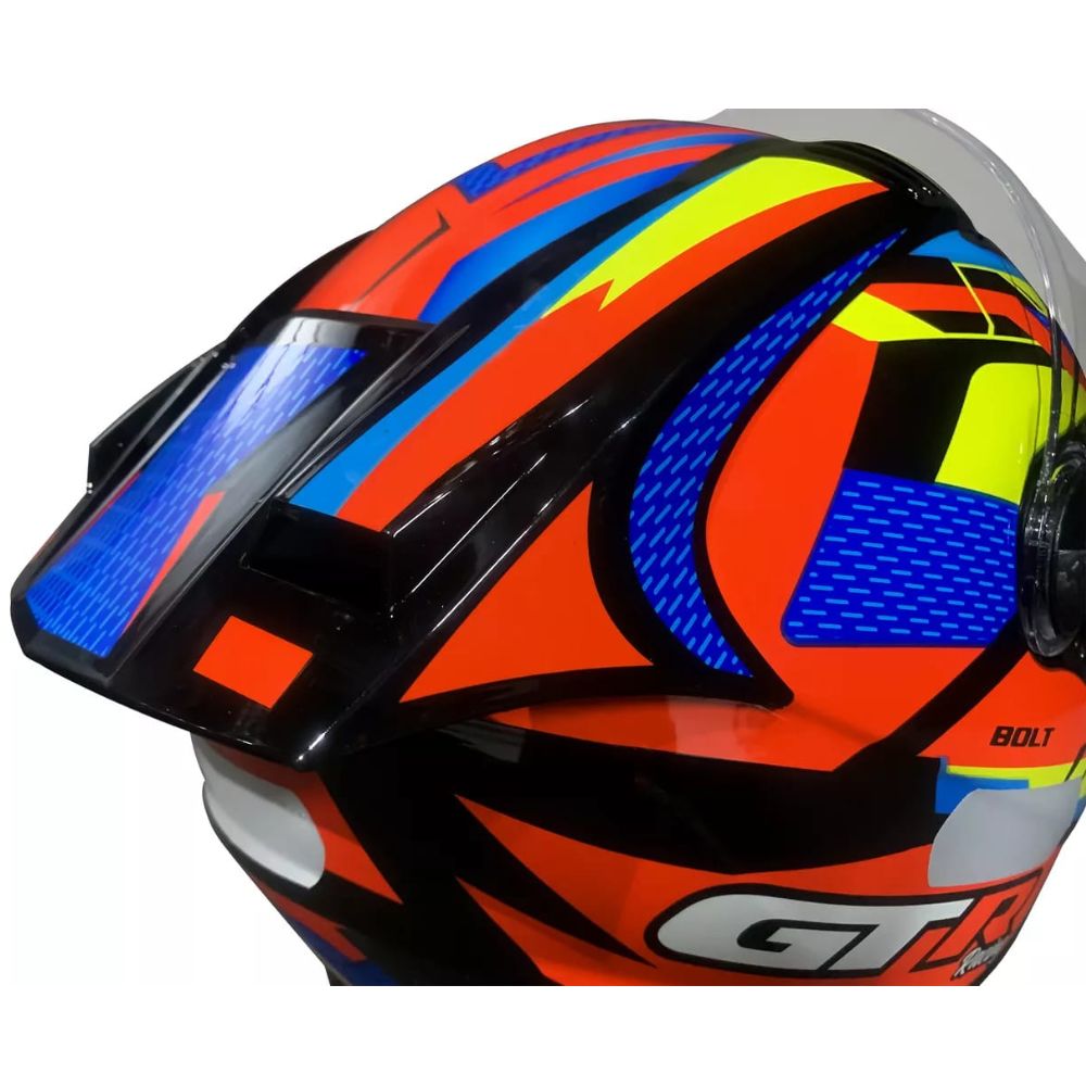 Capacete FW3 GT Racing Bolt Design Com Narigueira