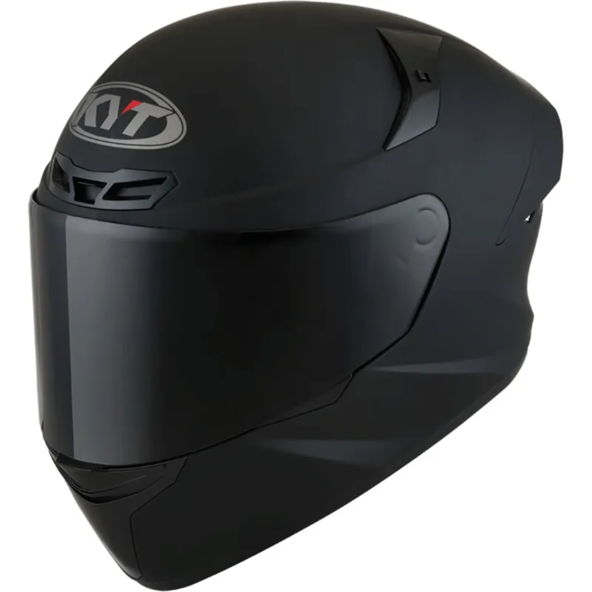Capacete Fechado Esportivo KYT TT COURSE Plain Preto Fosco