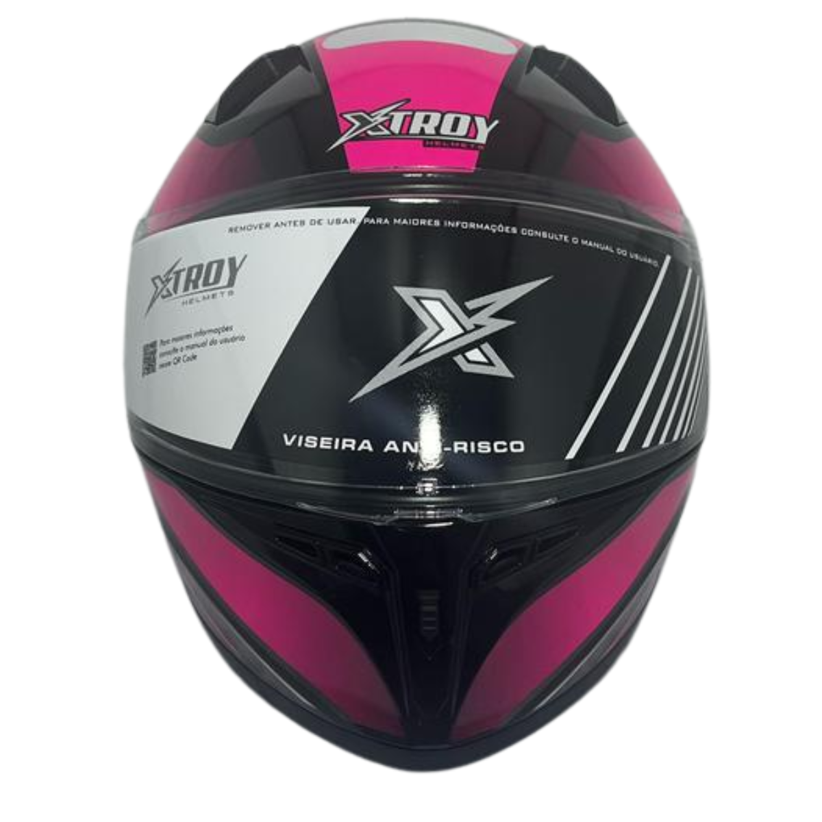 Capacete Moto Xtroy Fechado FF526 Esportivo Vision