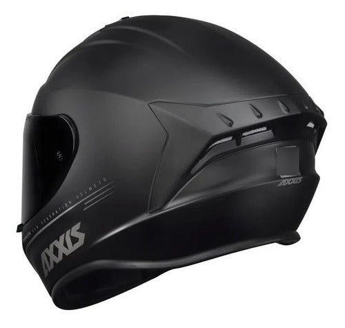 Capacete Axxis Draken Monocolor Preto Fosco Lançamento + Nf