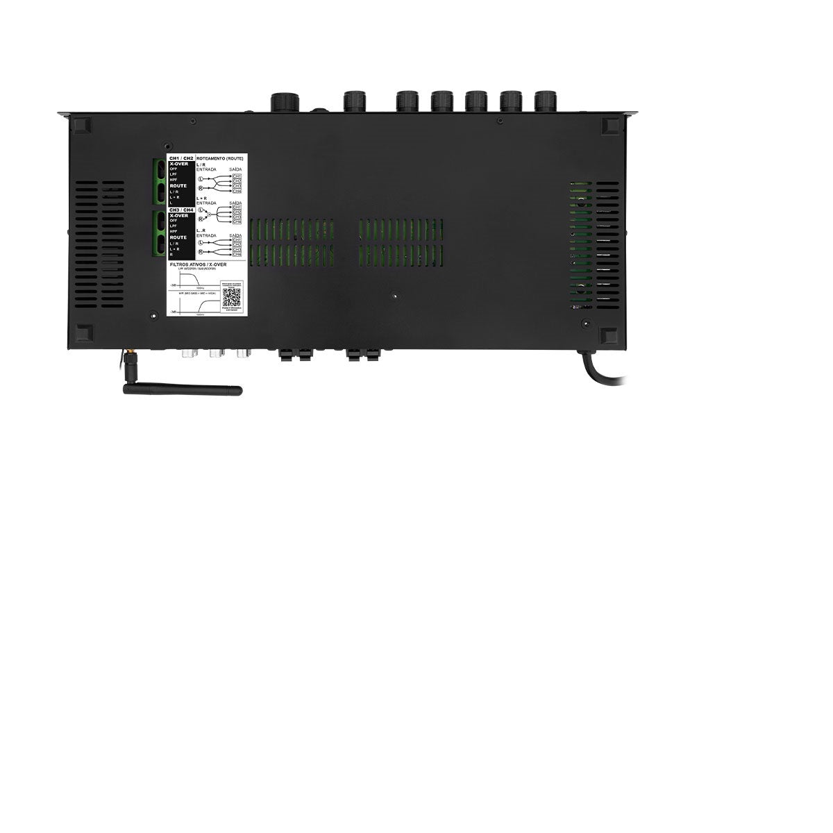 Amplificador Ths 6000 400w Rms Receiver Residencial Taramps