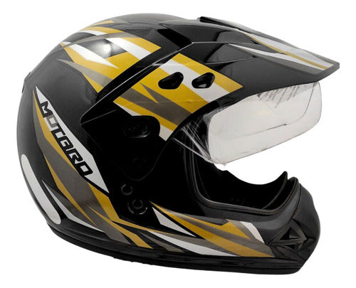 Capacete Ebf Motard New Street Moto Cross Fechado