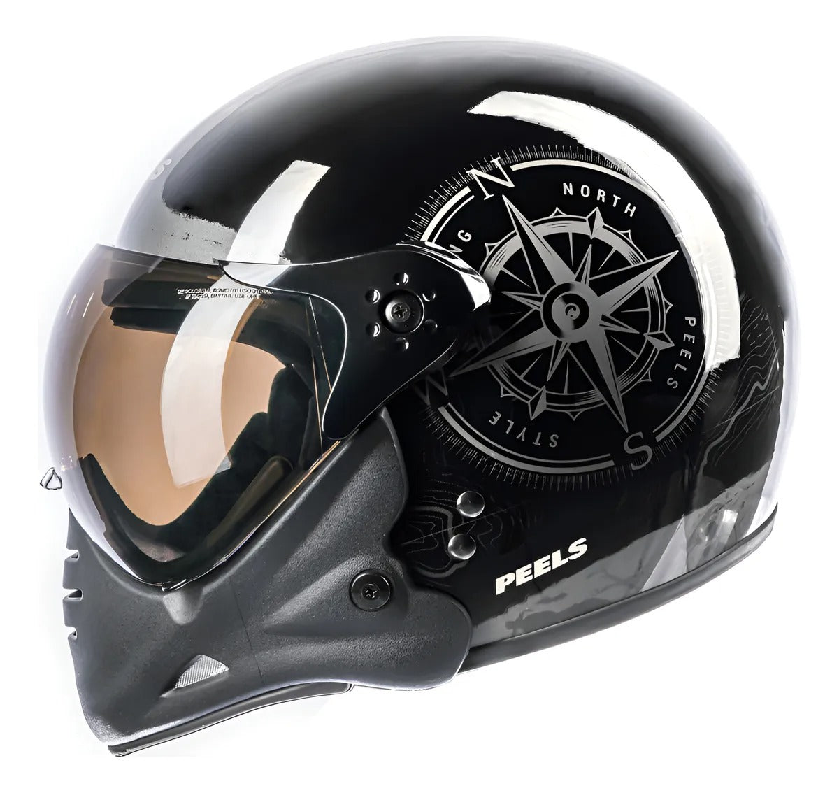 Capacete Moto Peels Com Queixeira Removível F-21 North