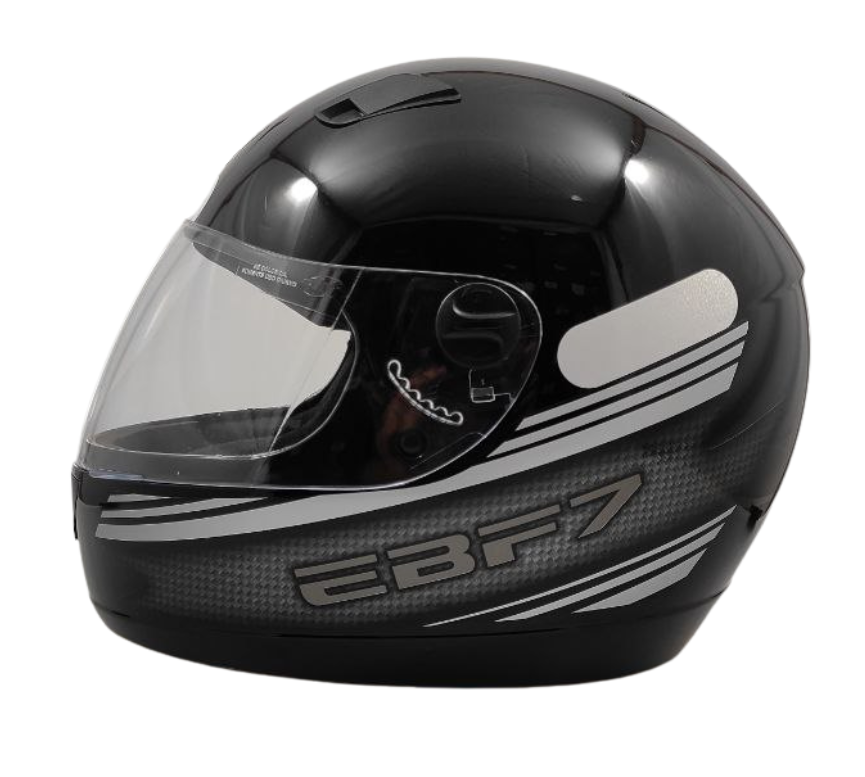 Capacete Moto Ebf 7 Carbon Gt Preto Solid Várias Cores + Nf