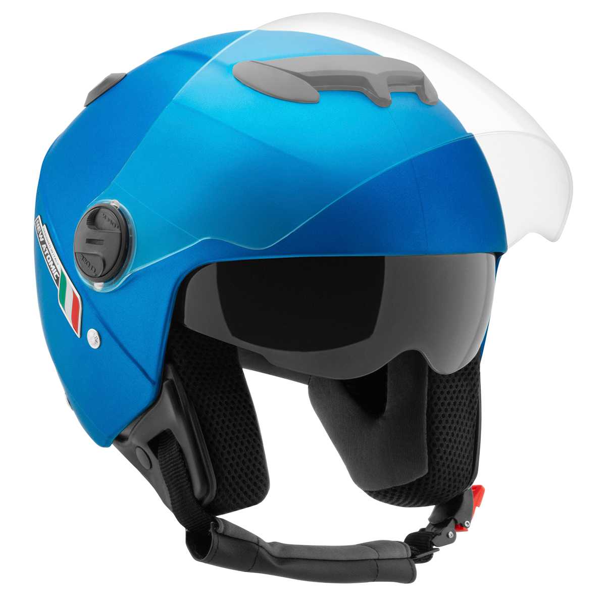 Capacete Aberto Pro Tork New Atomic Elite Viseira Solar Fumê
