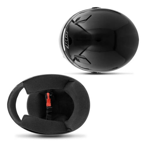 Capacete Moto Ebf 7 Carbon Gt Preto Solid Várias Cores + Nf