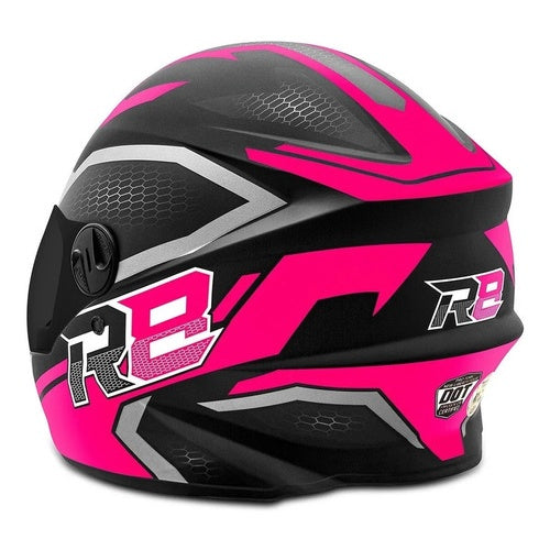 Capacete Moto Fechado Fosco Protork R8 Air Com Viseira Fumê