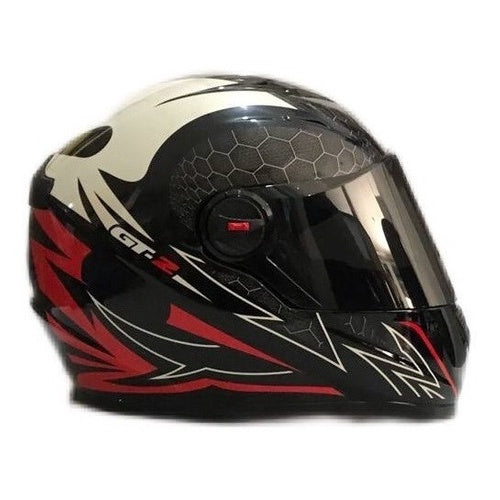 Capacete Fw3 Gt Com Viseira Fumê Narigueira Inmetro Fechado