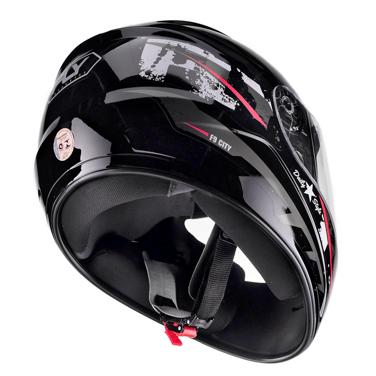 Capacete Moto Fechado Fly F-9 Classic Racing Feminino Masculino