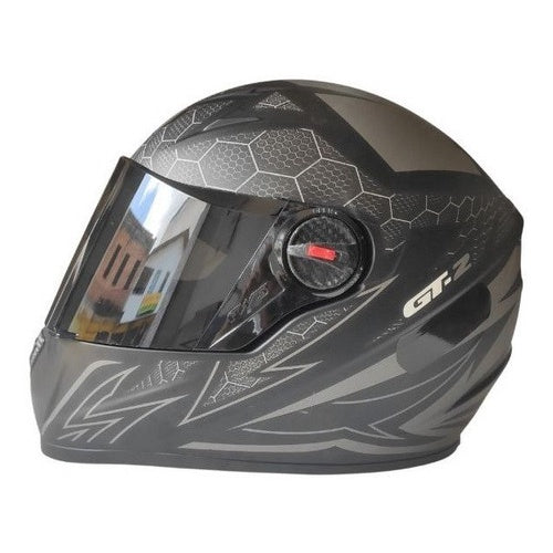 Capacete Fw3 Gt Com Viseira Fumê Narigueira Inmetro Fechado