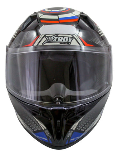 Kit Capacete Xtroy Esportivo Com Narigueira + Vis Camaleão