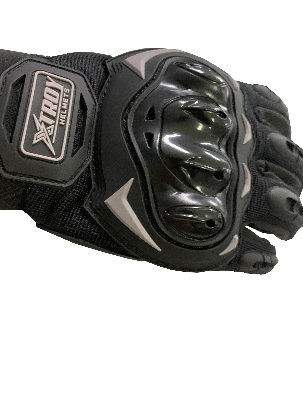 Luva Motociclista Xtroy Preta Com Proteçao Moto Motoqueiro