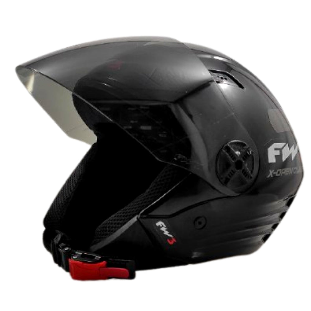 Capacete Aberto Fw3 X Open Com Viseira Fumê E Inmetro