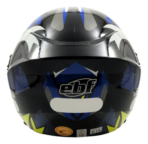Capacete Moto Aberto Ebf Spark Jet Dragon Brilhante