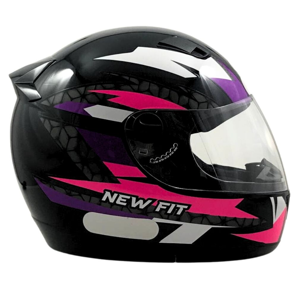 Capacete Moto Ebf New Fit Control Fechado Com Narigueira