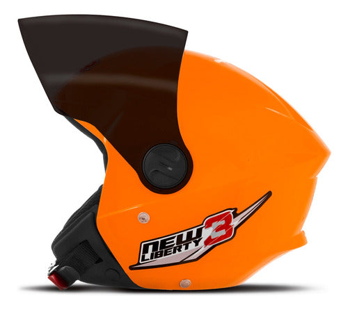 Capacete Aberto Pro Tork New Liberty 3 Three Viseira Fumê