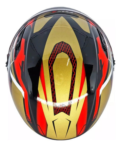 Capacete Fw3 X Open 43 Com Óculos Interno Aberto Top